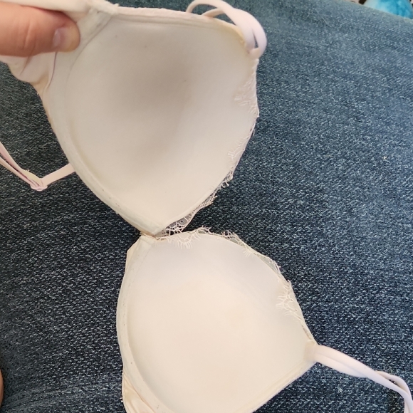 Elegant Lace Women's Bra - Light Pink - Picture 14 of 15